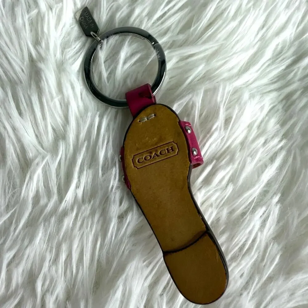 y2k COACH Sandal Bag Charm Key Chain